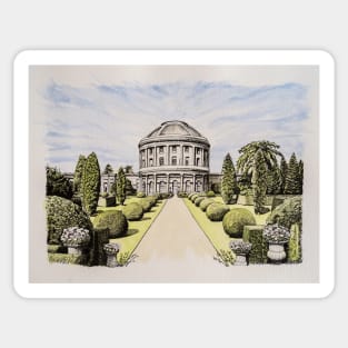 Ickworth House Bury St Edmunds Painting Sticker